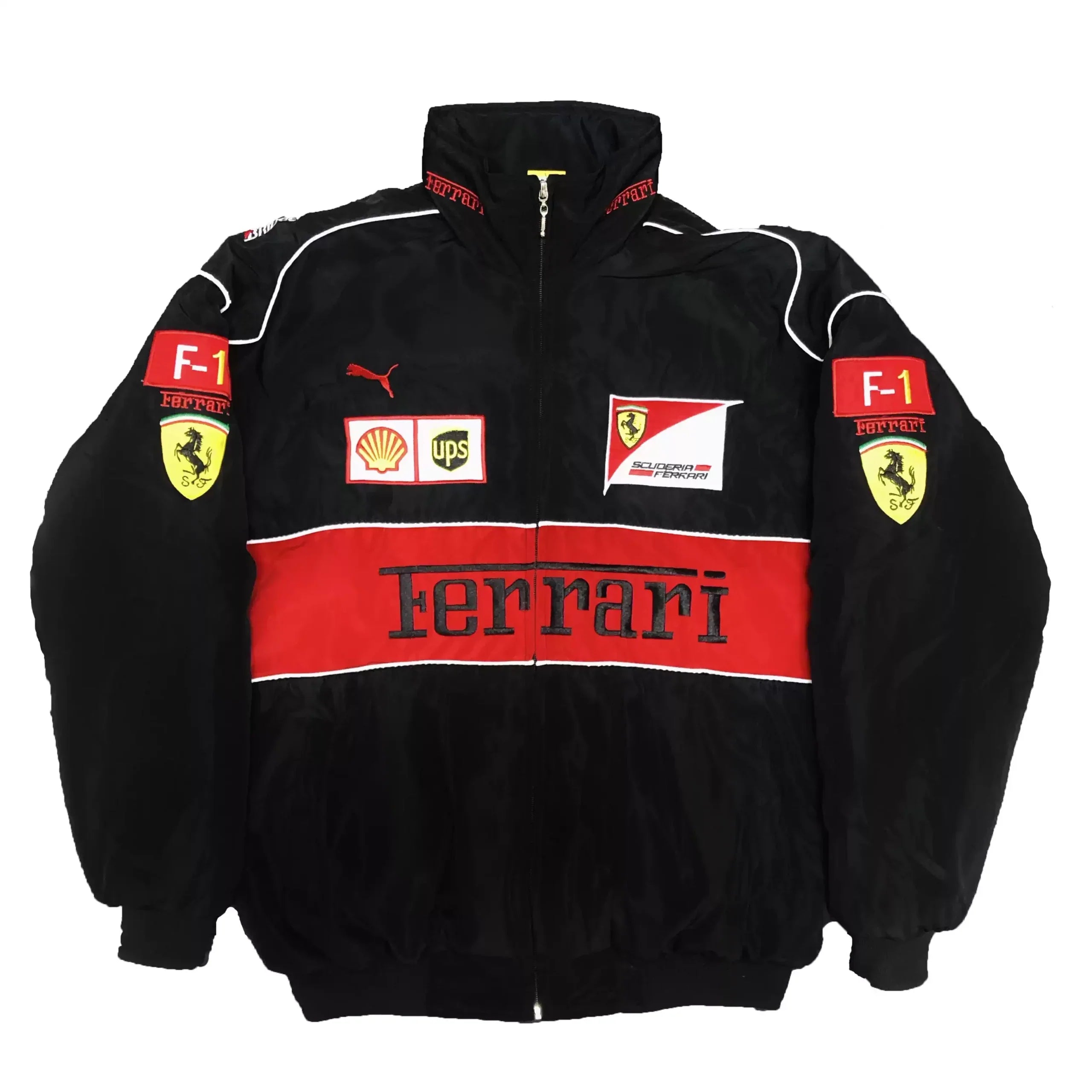 F1 Vintage Ferrari Jacket Black